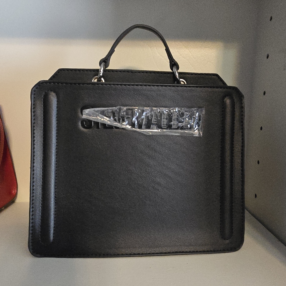 Black Leather Men's Bag